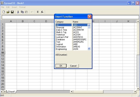 免費Excel Spread32