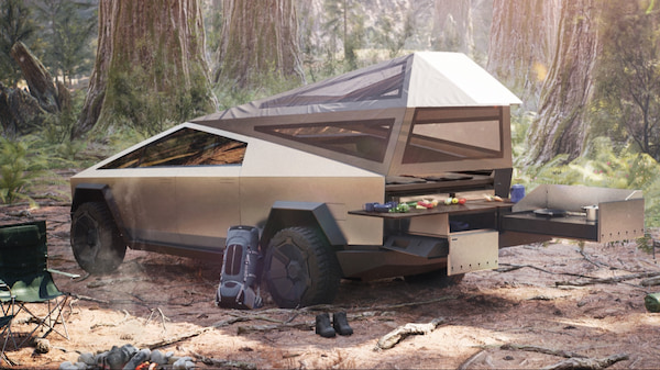 Cybertruck露营模式