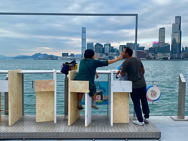 灣仔海濱長廊打卡