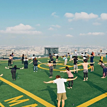 Shibuya sky大草坪