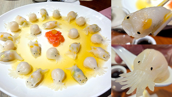 金魚餃拼墨魚餃